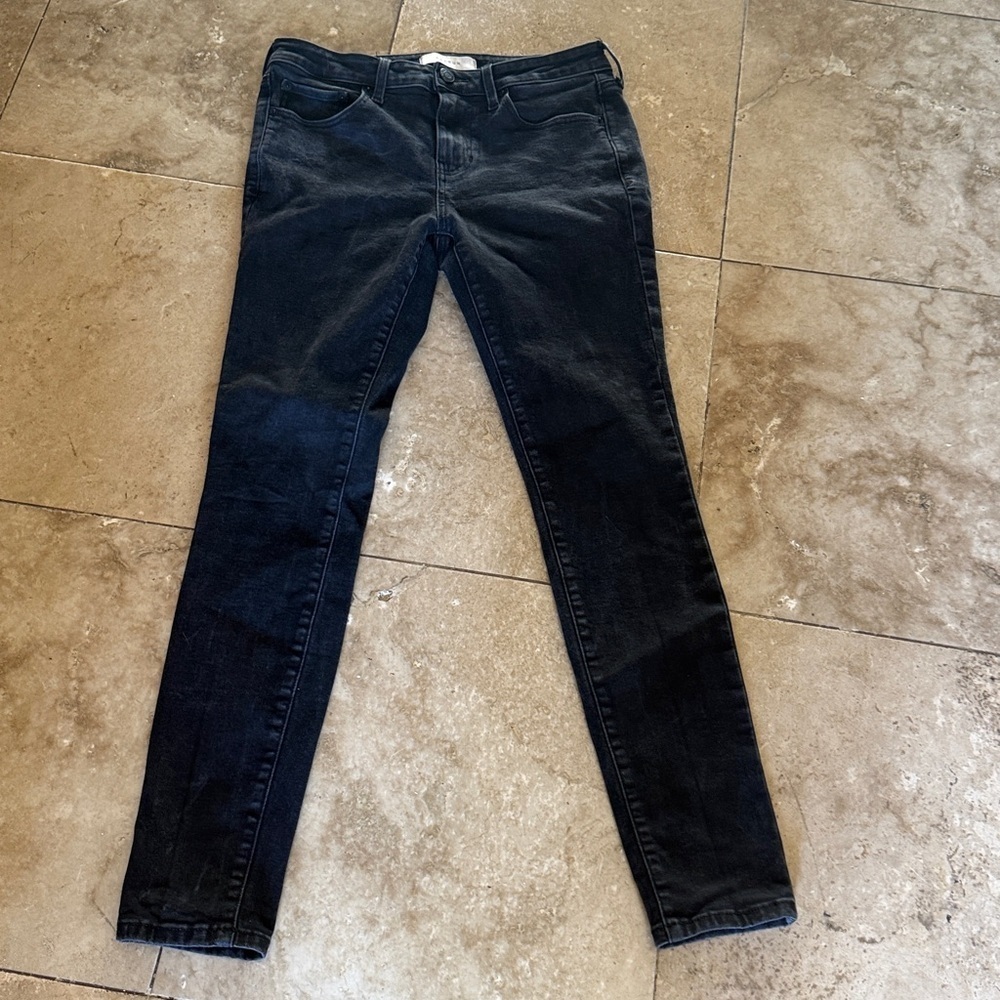 PACSUN men’s black stat skinny jeans 29 x 30 very good condition